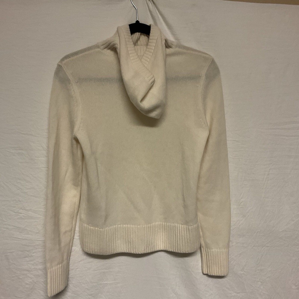 Paris Atelier & Other Stories sweater Hoodie White Cream Knit Pull Over XS Warm‎